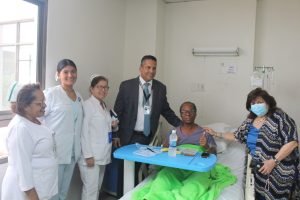Presidente del Patronato Visitó Salas de Hospitalización